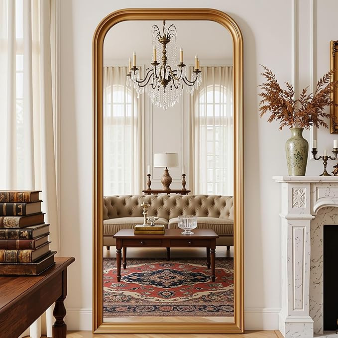 Antok Full Length Mirror, 81"x41" Floor Mirror Standing Halling for Bedroom Living Room Cloakroom... | Amazon (US)