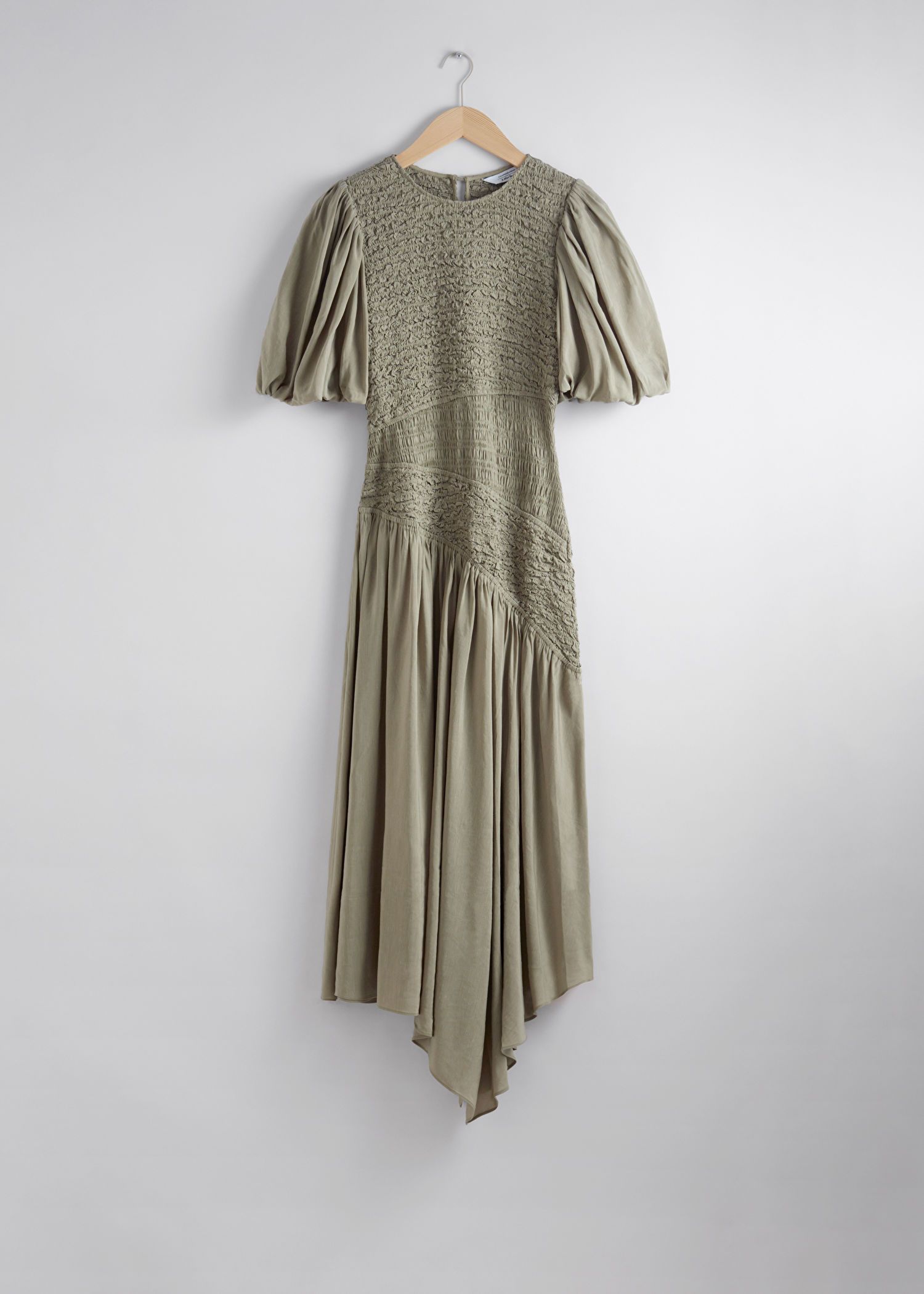 Smocked Asymmetric Midi Dress | & Other Stories (EU + UK)
