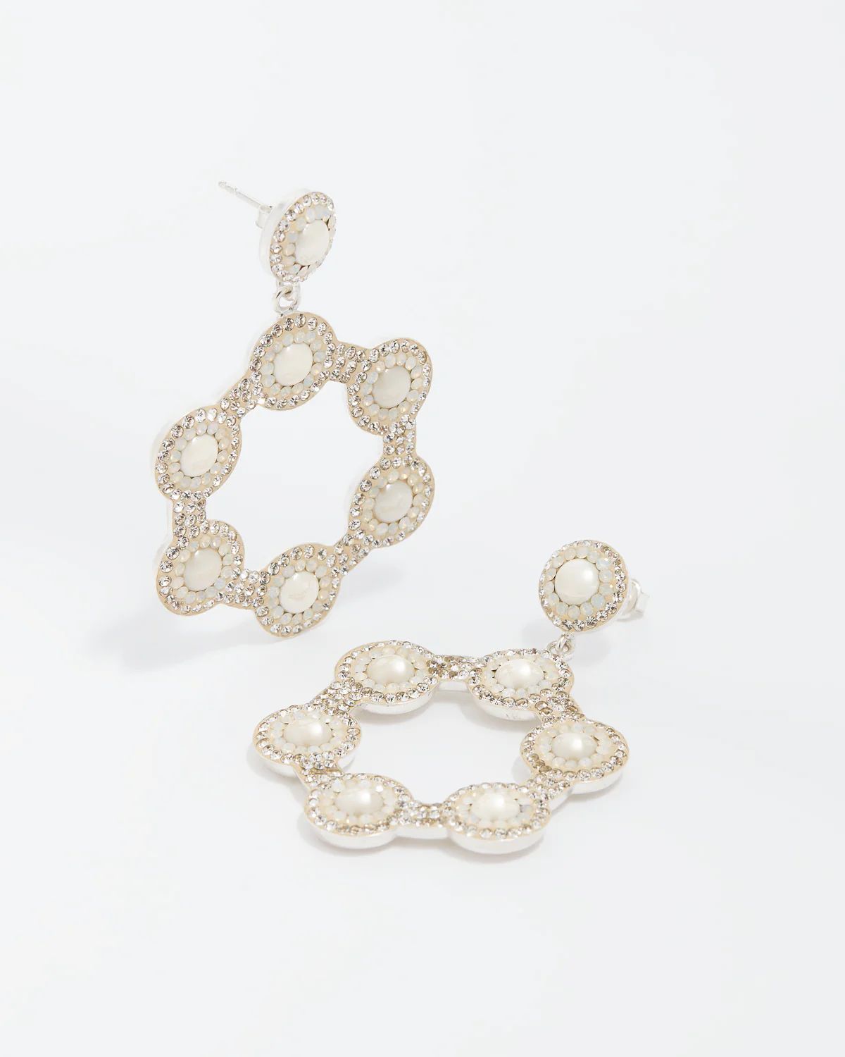 Needle & Thread X Soru Pearl Romance Mini Hoop Earrings | Soru Jewellery