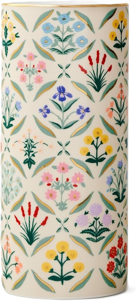 RIFLE PAPER CO. Estee Porcelain Vase for Room and Home decor, Brighten Up a Living Room, Kitchen ... | Amazon (US)