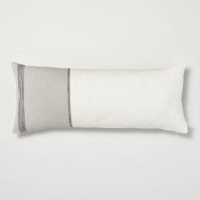 Color Block Border Throw Pillow with Zipper - Hearth & Hand™ with Magnolia | Target