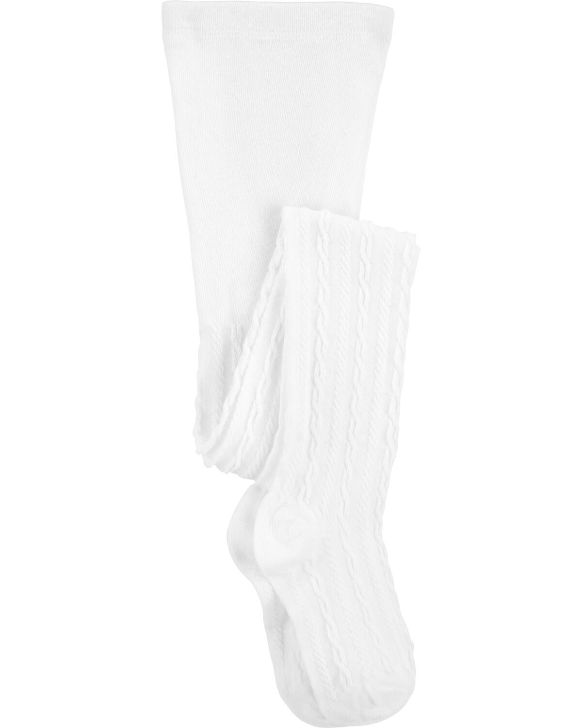 White Baby Cable Knit Tights | carters.com | Carter's