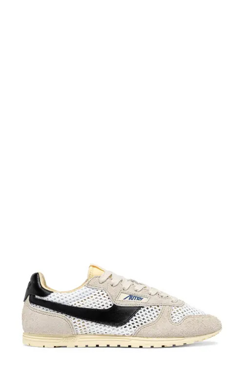 AUTRY Windspin Low Sneaker in White/black at Nordstrom, Size 38 | Nordstrom