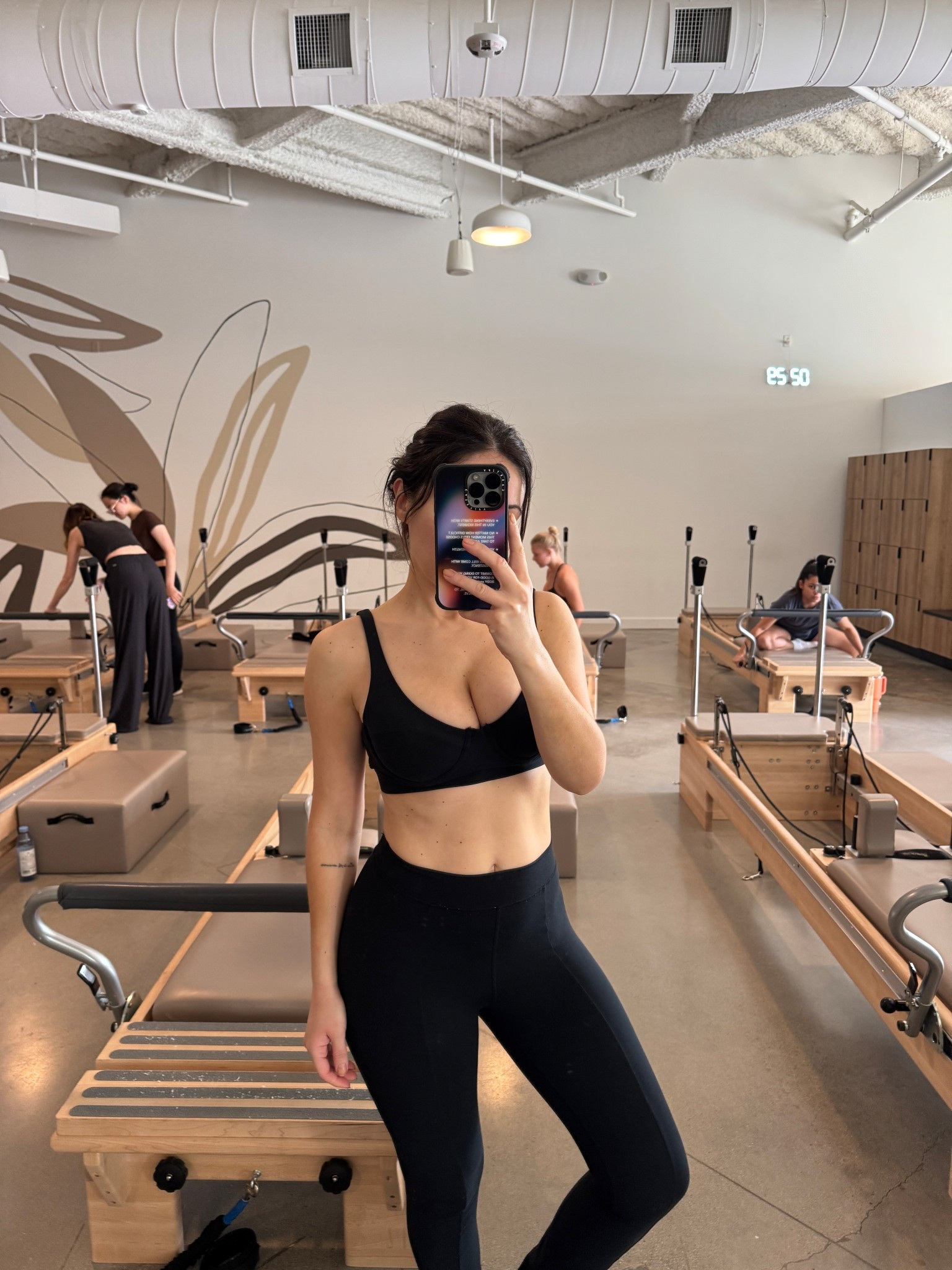 Pilates oufit 💪🏽 wearing L space active set. Top S bottoms XS

#LTKActive #LTKOver40 #LTKStyleTip