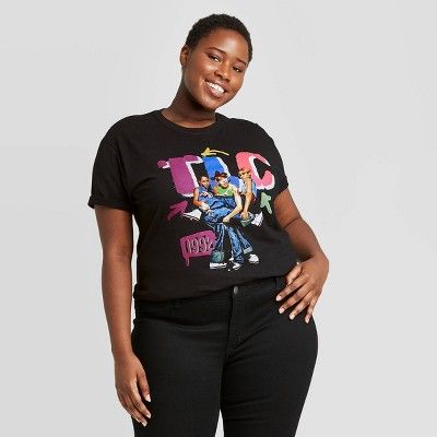 Women's TLC Short Sleeve Graphic T-Shirt - Black | Target
