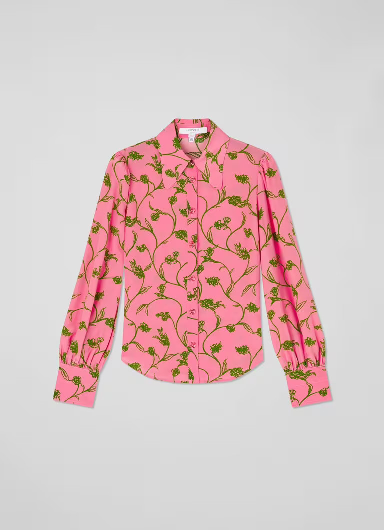 Sonya Pink & Green Blouse | L.K. Bennett (UK)