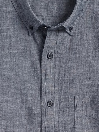 Untucked Standard-Fit Chambray Shirt | Banana Republic (US)