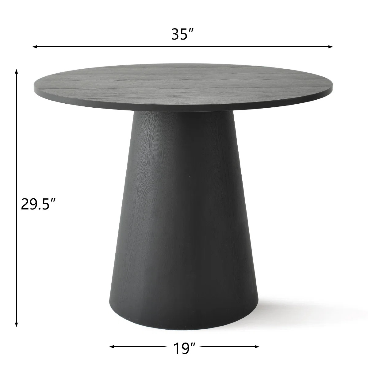 Agne 35" Round Pedestal Dining Table | Wayfair North America