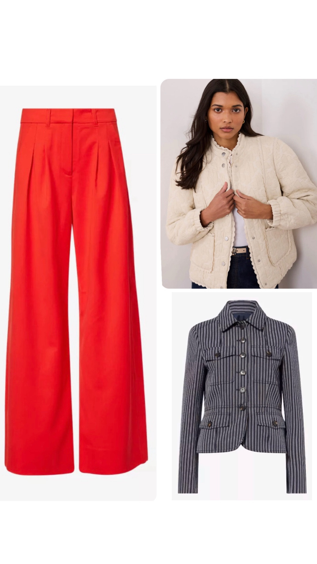 Red trousers are so stylish to wear with cute jackets for the Spring!

#LTKspring #LTKstyletip #LTKuk