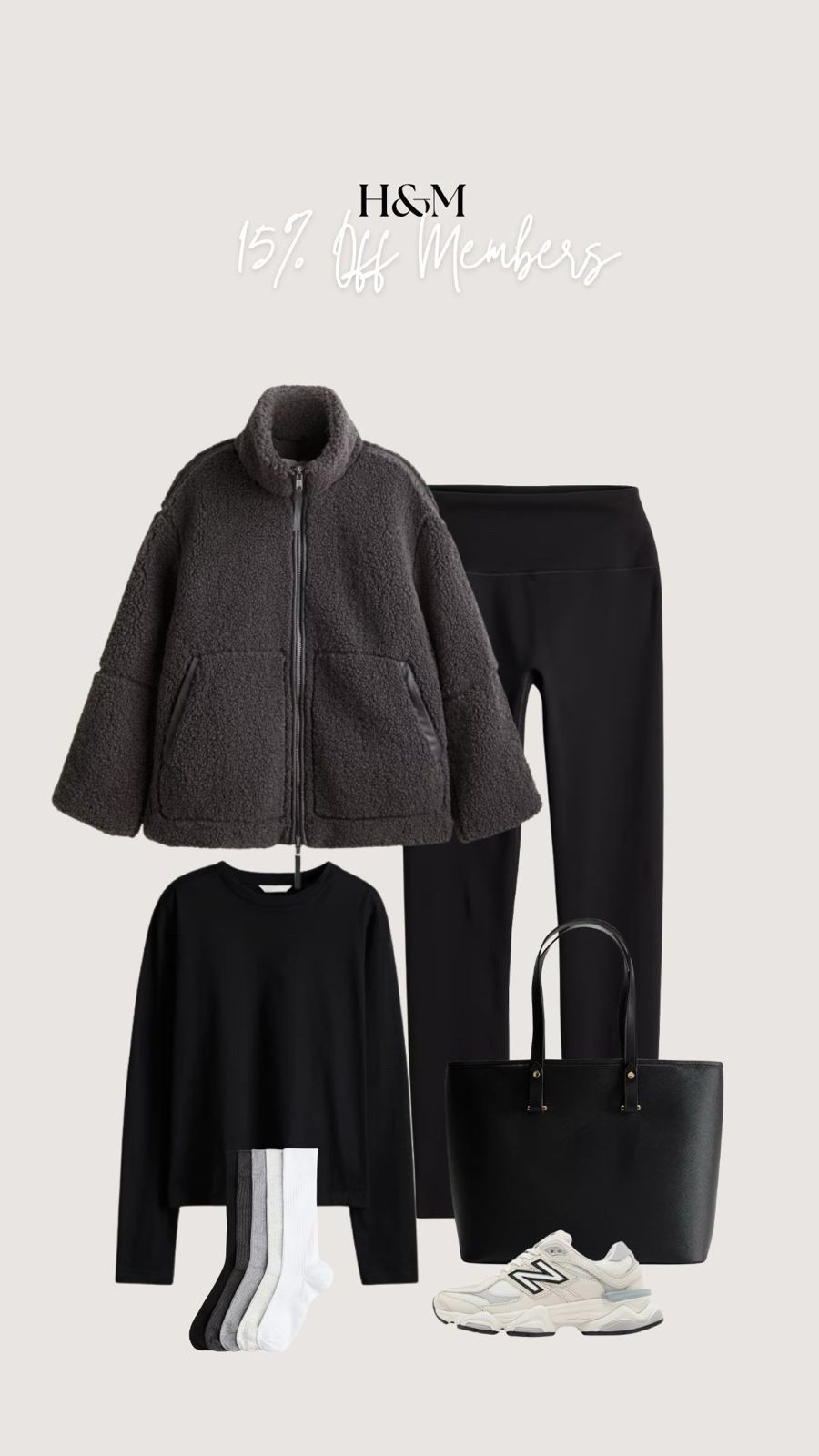 H&M 15% off for Members Today! 🖤

Autumn Style, Mums on the Go, Outfit for Mums, School Run, Autumn Staples, Black Leggings, Teddy Jacket

#LTKautumn #LTKwinter #LTKuk