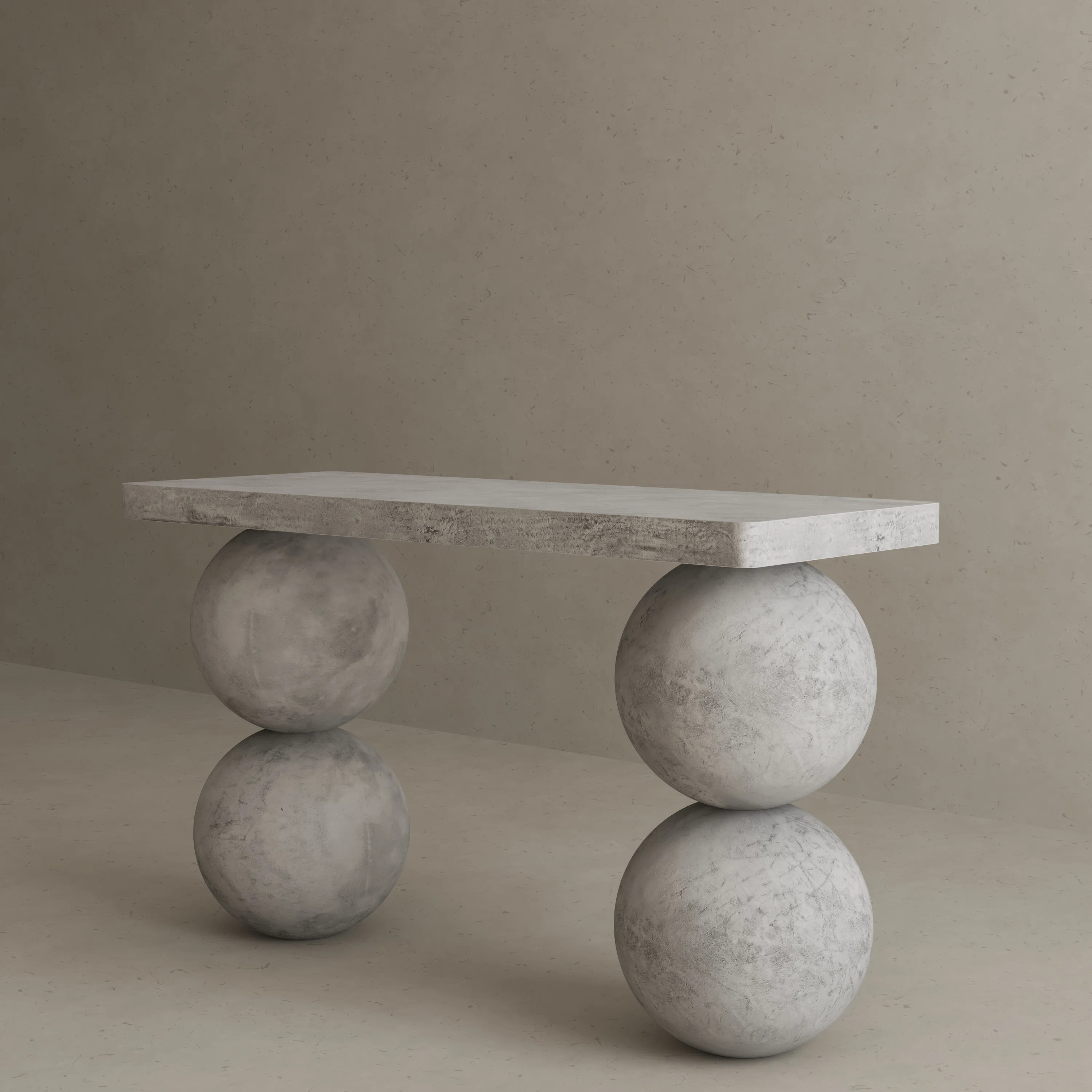 Wade Logan® Caedance Console Table Large In Light Grey Concrete | Wayfair | Wayfair North America