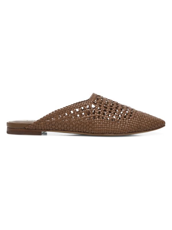 Barrett Woven Leather Mules | Saks Fifth Avenue OFF 5TH