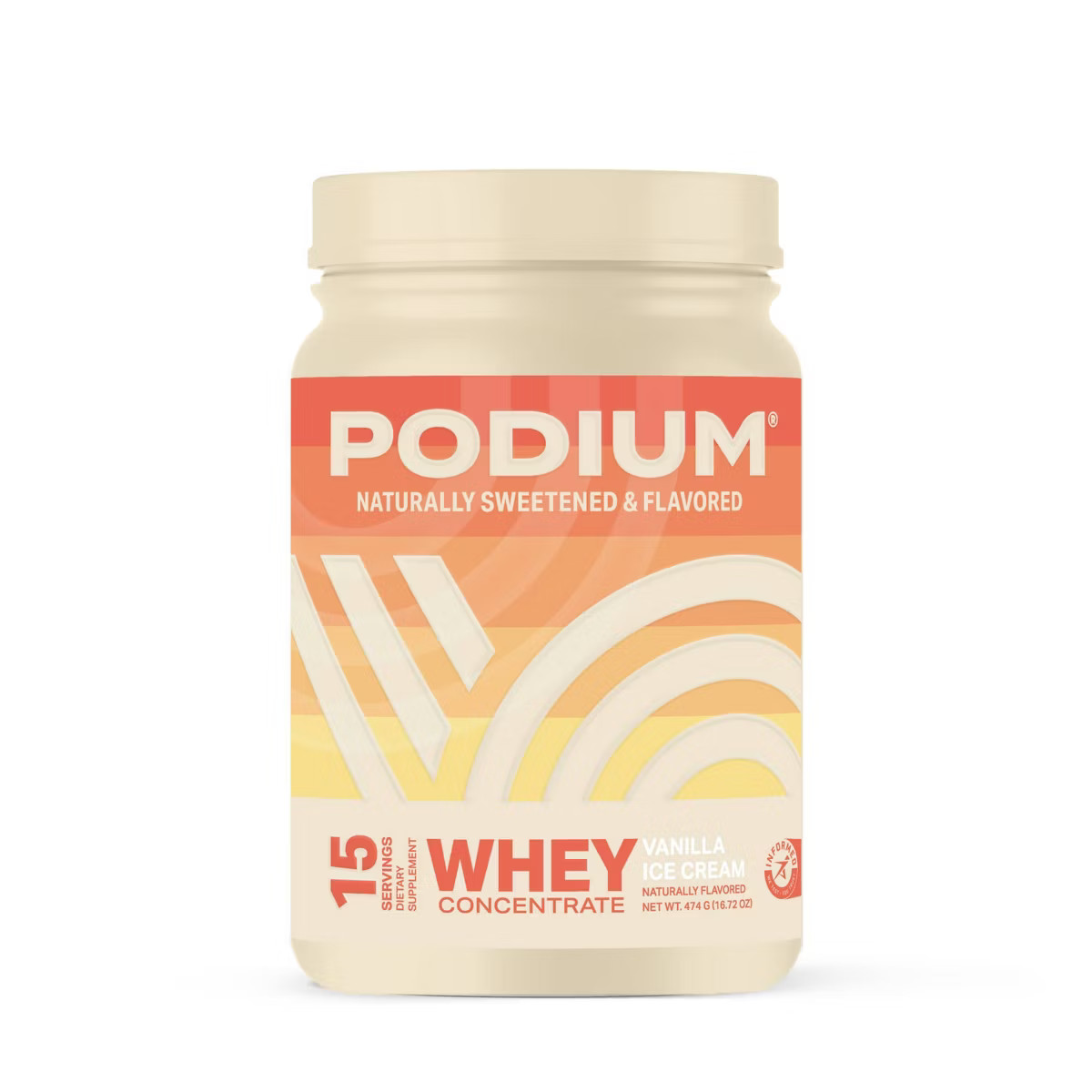 Podium Nutrition Whey Protein - Vanilla Ice Cream - 16.72oz/ 15 Servings | Target