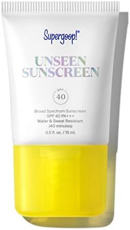 Amazon.com: Supergoop! Unseen Sunscreen, 1.7 oz - SPF 40 PA+++ Reef-Friendly, Broad Spectrum Face... | Amazon (US)