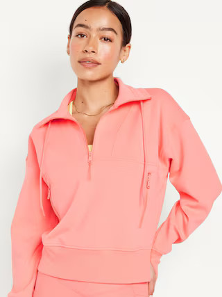 Dynamic Fleece 1/2-Zip Sweatshirt for Women | Old Navy (US)