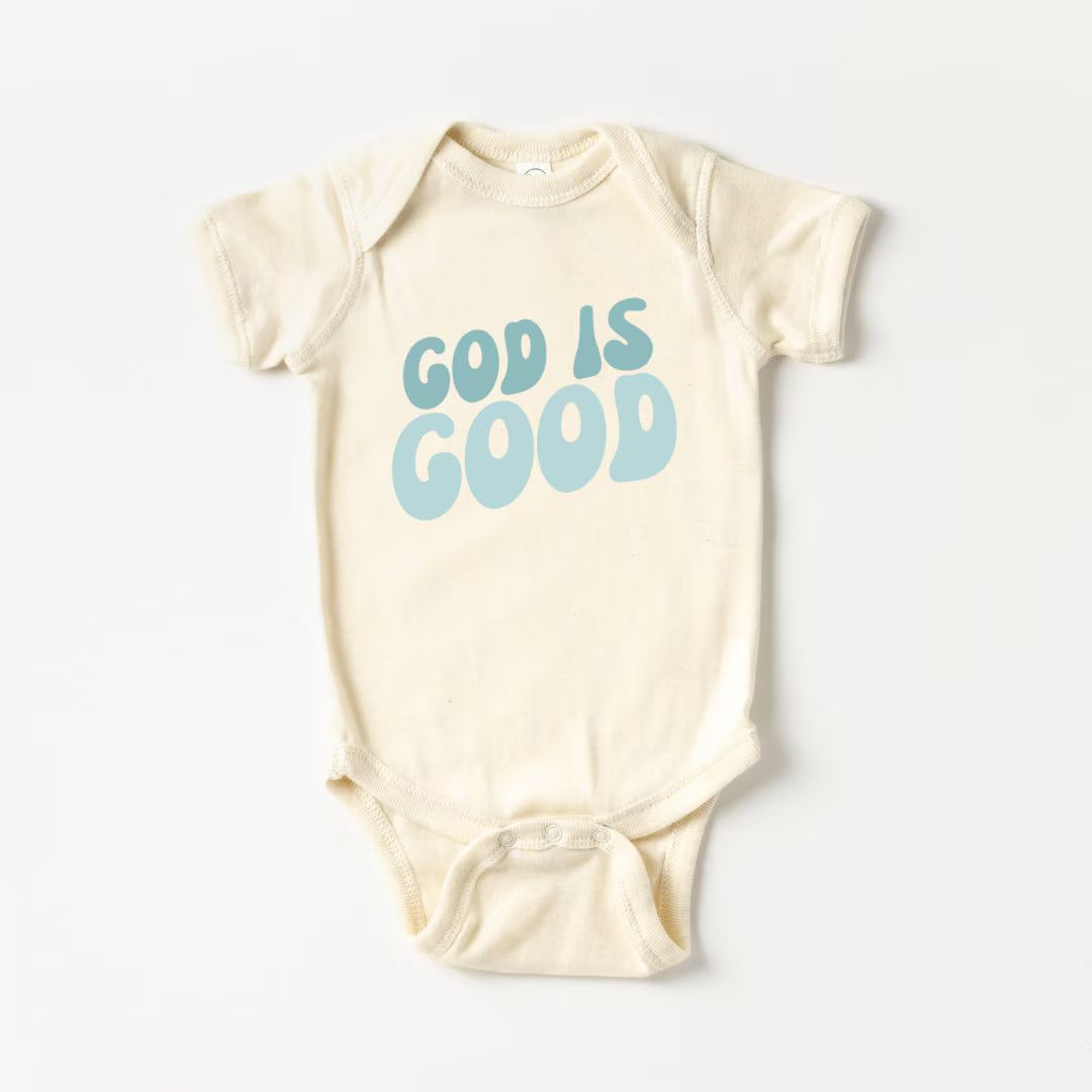God is Good Baby Onesie / God is Good Baby Shirt / God is Good Retro Baby / Beach Retro Baby / Be... | Etsy (US)