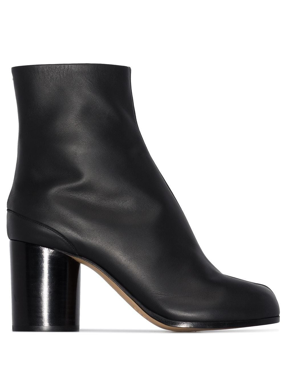 Maison Margiela Tabi 80mm leather ankle boots - Black | Farfetch Global