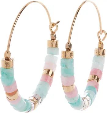 Isabel Marant Perfectly Beaded Hoop Earrings | Nordstrom | Nordstrom