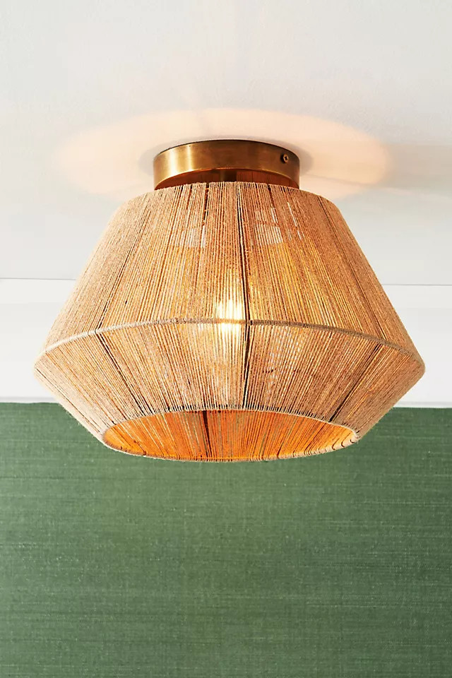 Jute Flush Mount | Anthropologie (US)