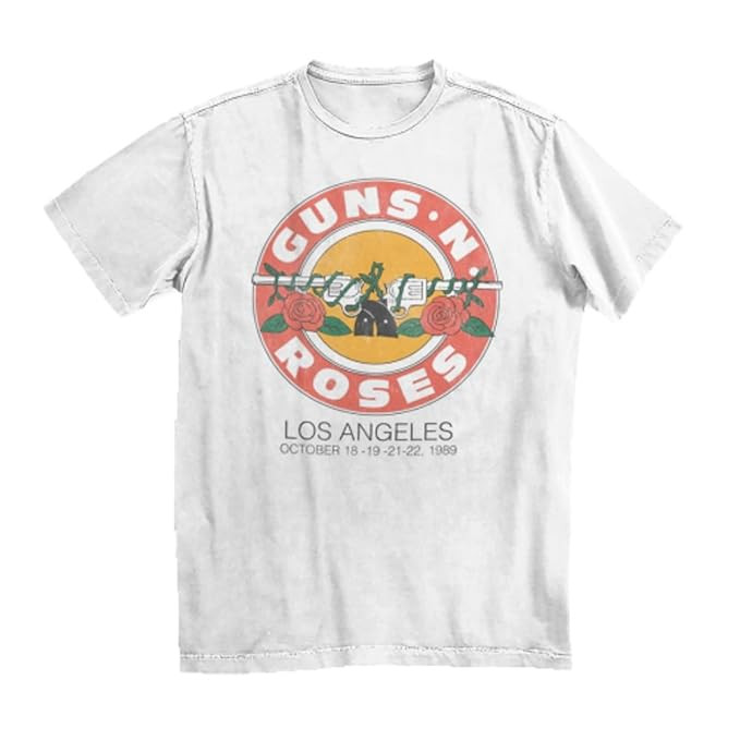 Bravado Guns N Roses L.A. 1989 Bullet T-Shirt | Amazon (US)