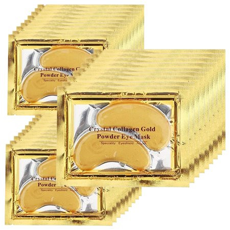 Under Eye Patches 24k Gold Under Eye Mask Puffy Eyes and Dark Circles Treatments Under Eye Bags Trea | Walmart (US)