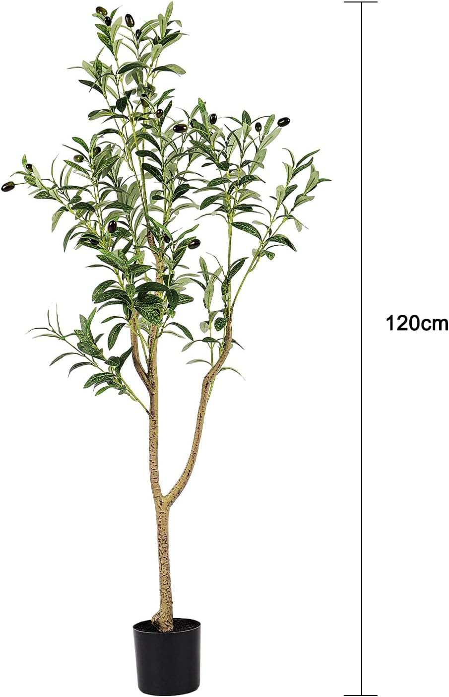 YOLEO 4FT Artificial Olive Tree Faux Tree with 330 Lifelike Leaves Fake Plant for Living Room Bed... | Amazon (US)