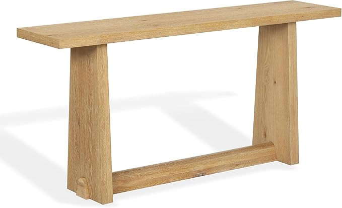 SAFAVIEH Couture Collection – Maliq Natural Console Table, Modern Entryway Accent Table with Cl... | Amazon (US)