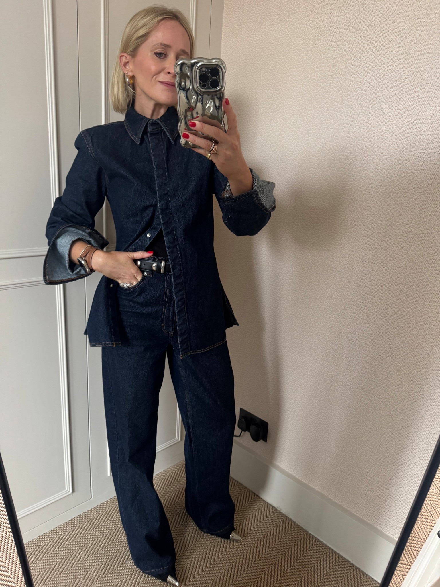 Nothing makes dressing easier than a coord set. This H&M double denim has been a staple for the last year. Linking similar below #ootd #doubledenim 

#LTKspring #LTKuk #LTKeurope