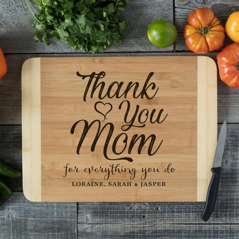 Personalized Mother's Day Cutting Boards | Jane