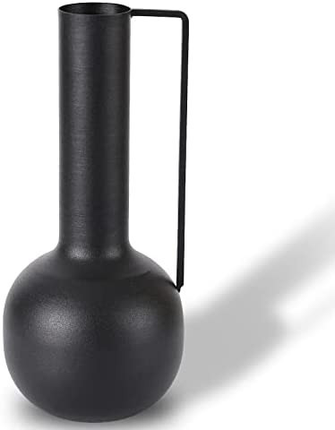 Modern Farmhouse Glam Metal Vase, Black Flower Amazon finds Amazon deals Amazon sales  | Amazon (US)