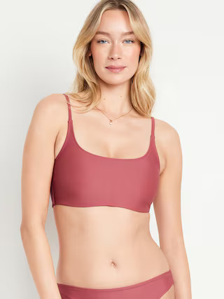 Scoop-Neck Bikini Swim Top | Old Navy (US)