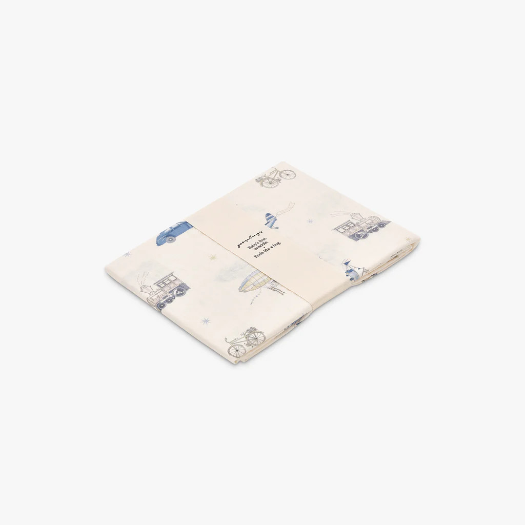 Transit Treasures Swaddle - Blue | Gooselings