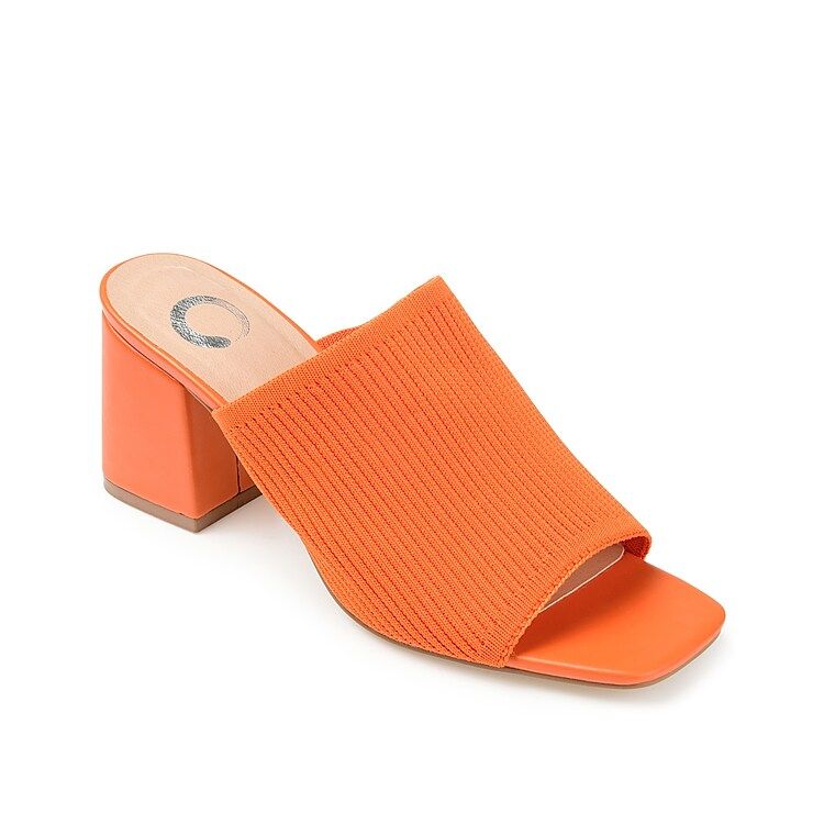 Journee Collection Lorenna Mule | Women's | Orange | Size 7 | Sandals | Block | DSW