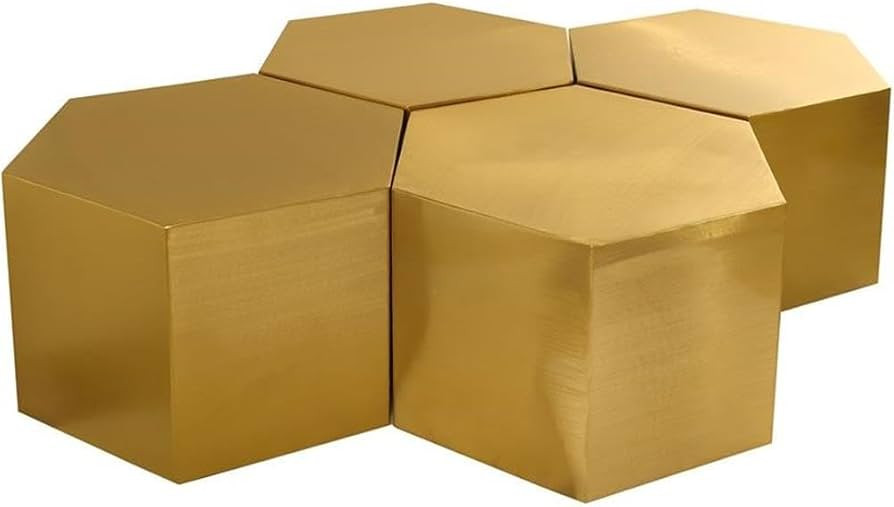 Meridian Furniture 292-CT-4PC Hexagon Collection Modern | Contemporary Modular Durable Metal Coff... | Amazon (US)