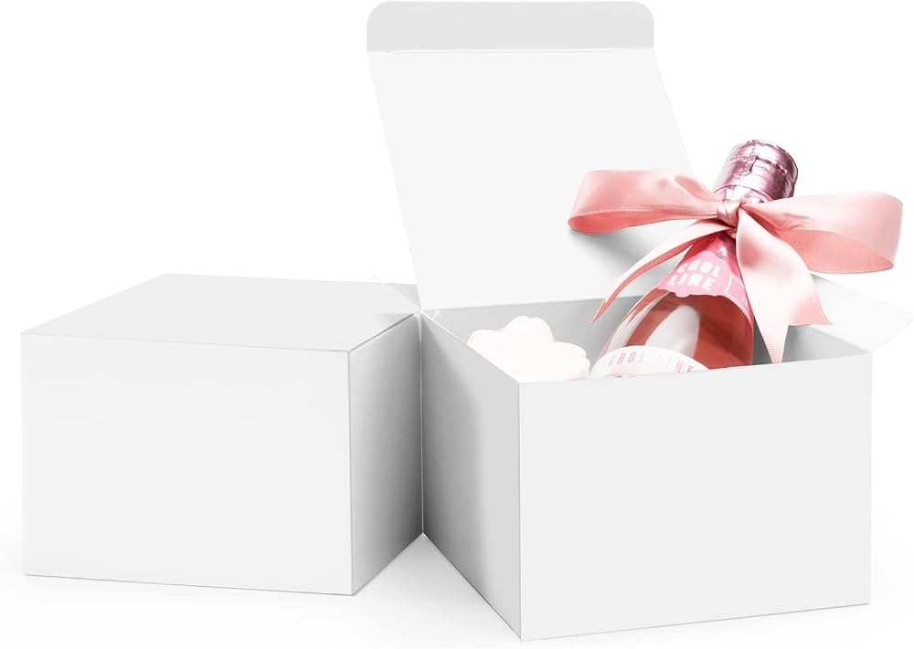 ValBox 5x5x3.5 White Gift Boxes, 20 PCS Gift Boxes with Lids for Presents, Small Bridesmaid Box f... | Amazon (US)
