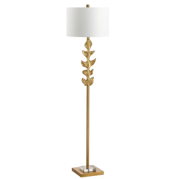 Georgiana Floor Lamp (Includes LED Light Bulb) Gold Leaf - Safavieh | Target