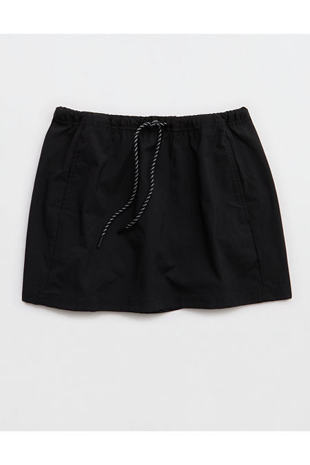 OFFLINE By Aerie Nice Moves Mini Skort Women's True Black XXS | Aerie