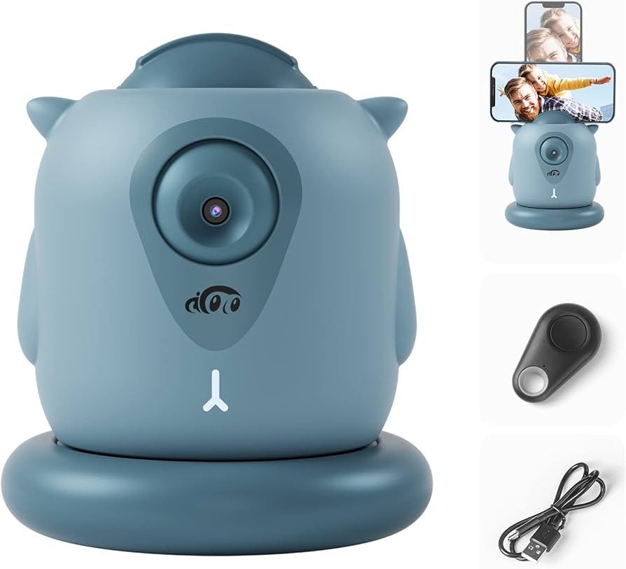 Amazon.com: Auto Tracking Phone Holder, AICOCO Auto Face Tracking Tripod, 360° Rotation Phone Ca... | Amazon (US)