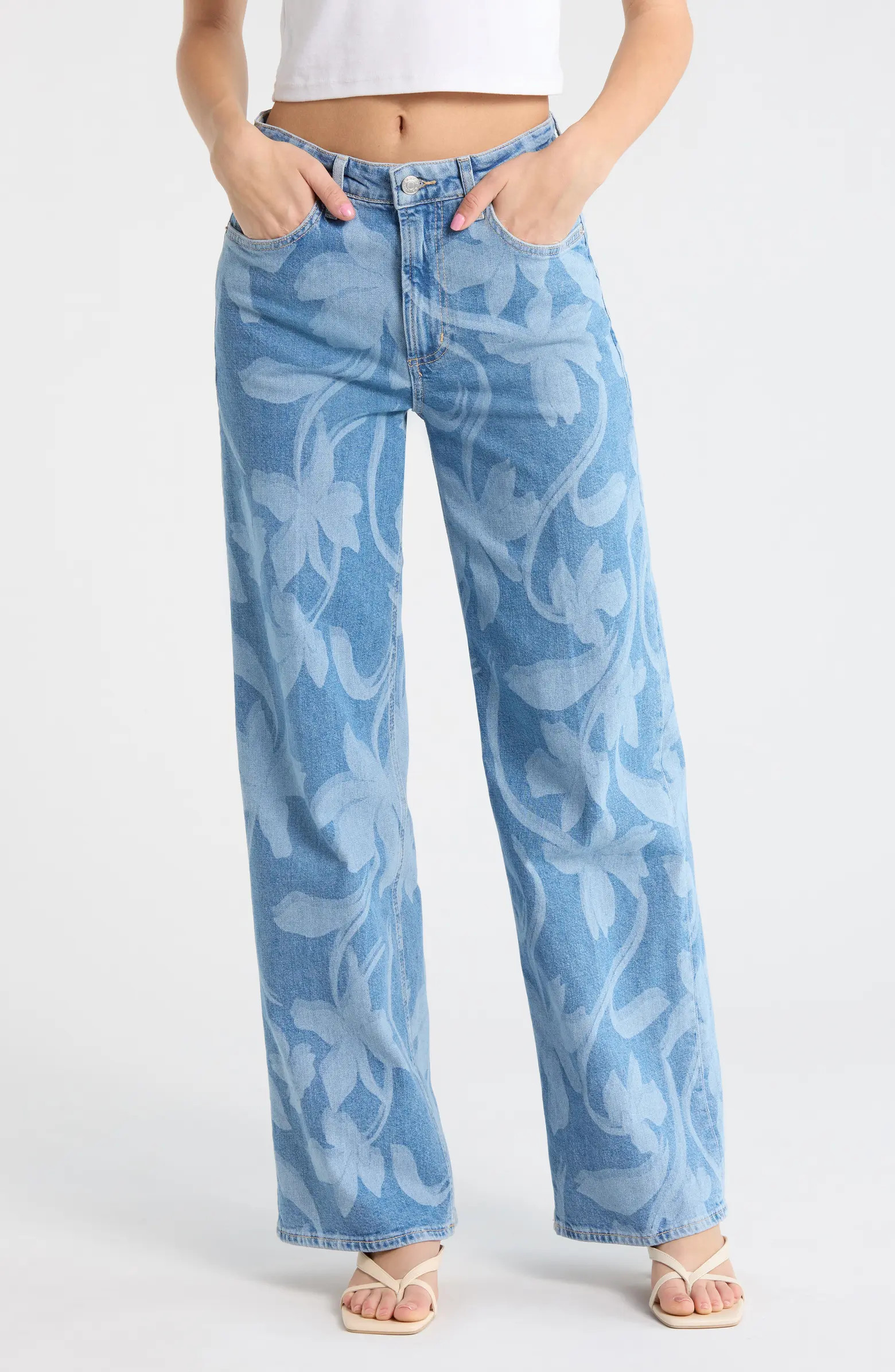 Getty High Waist Wide Leg Jeans | Nordstrom