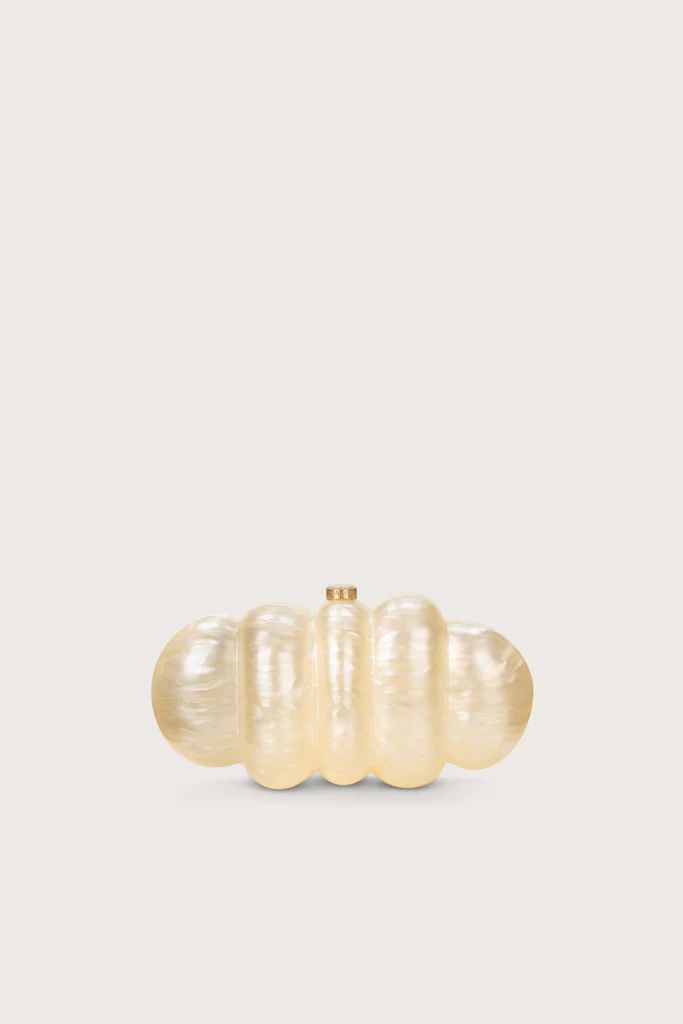 PUFFER CLUTCH - IVORY | Cult Gaia - US