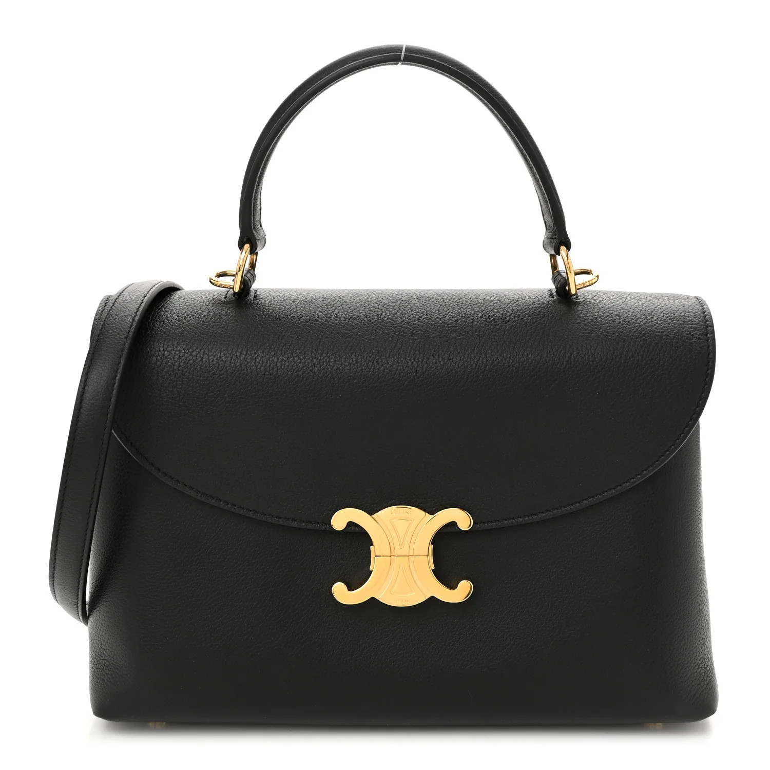 Celine Supple Calfskin Medium Nino Black 1709415 | FASHIONPHILE (US)