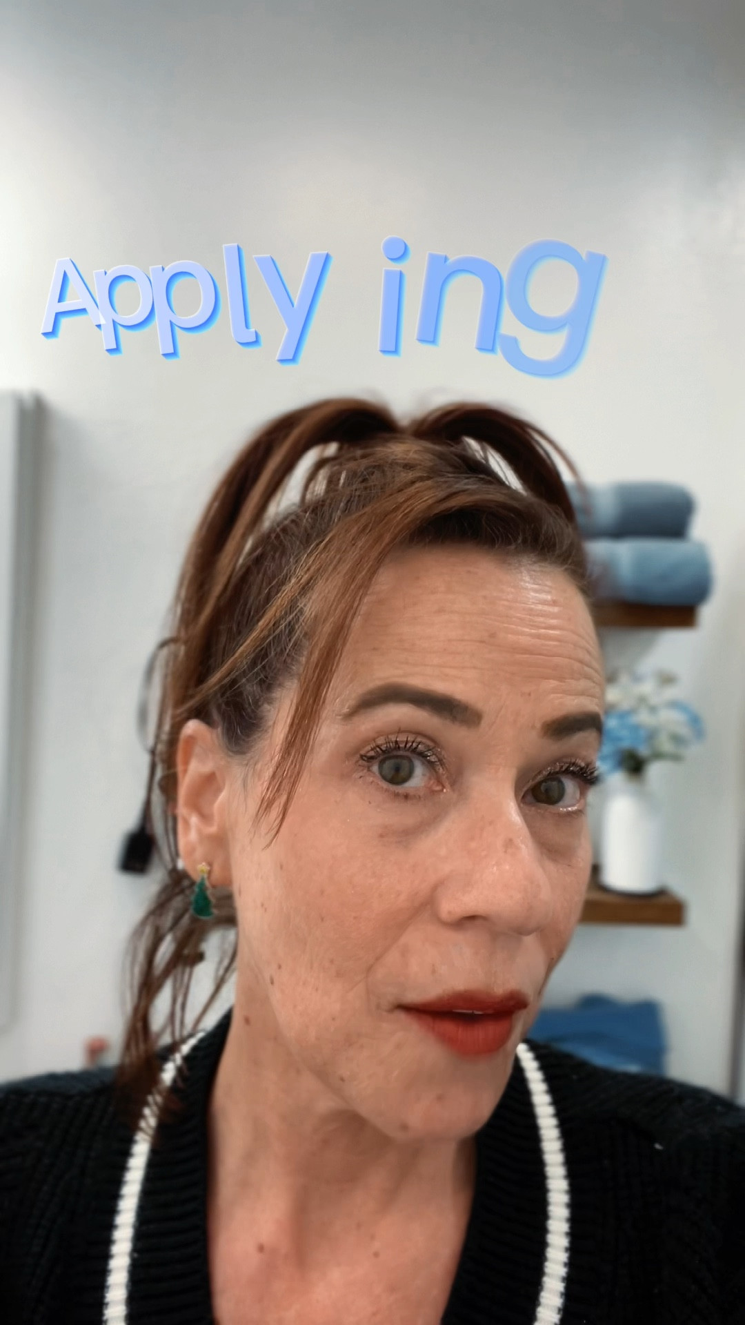 Have you tried the new #coldlook makeup trend I’m loving it, and the best part is it takes very little #makeup to acheive. All you need is a nice #glittereyeshadow like this one from Jill Stuart Beauty, a #redlipstain a red or #pinkblush and some mascara

#LTKCyberweek #LTKHoliday #LTKGiftGuide