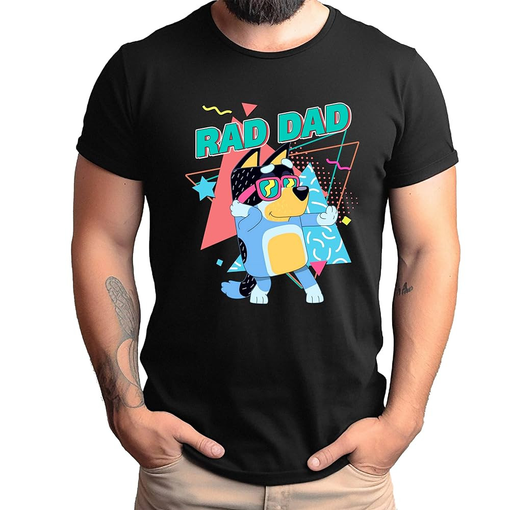 Blueys Rad Dad Shirt, Rad Like Dad Shirt, Father Day Shirt, Blueys Dad Shirt, Dad and Son Matchin... | Amazon (US)