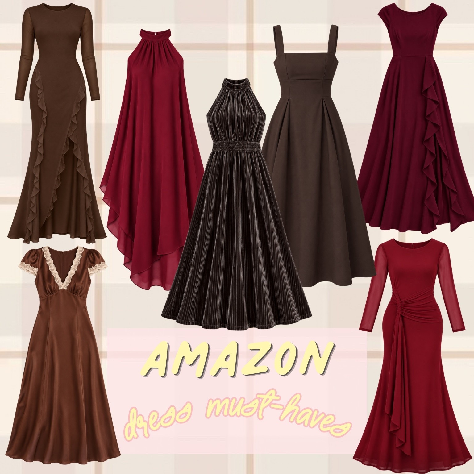 Amazon fall dress must-haves! So many pretty brown and burgundy styles for the season.

#LTKdayinmylife #LTKgrwm #LTKootd