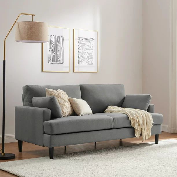 Positano Mid Modern Sofa, Smoke Grey | Walmart (US)