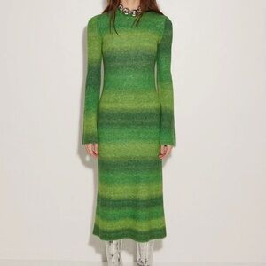 SIMON MILLER AXON DRESS IN GUMMY GREEN MULTI | Poshmark