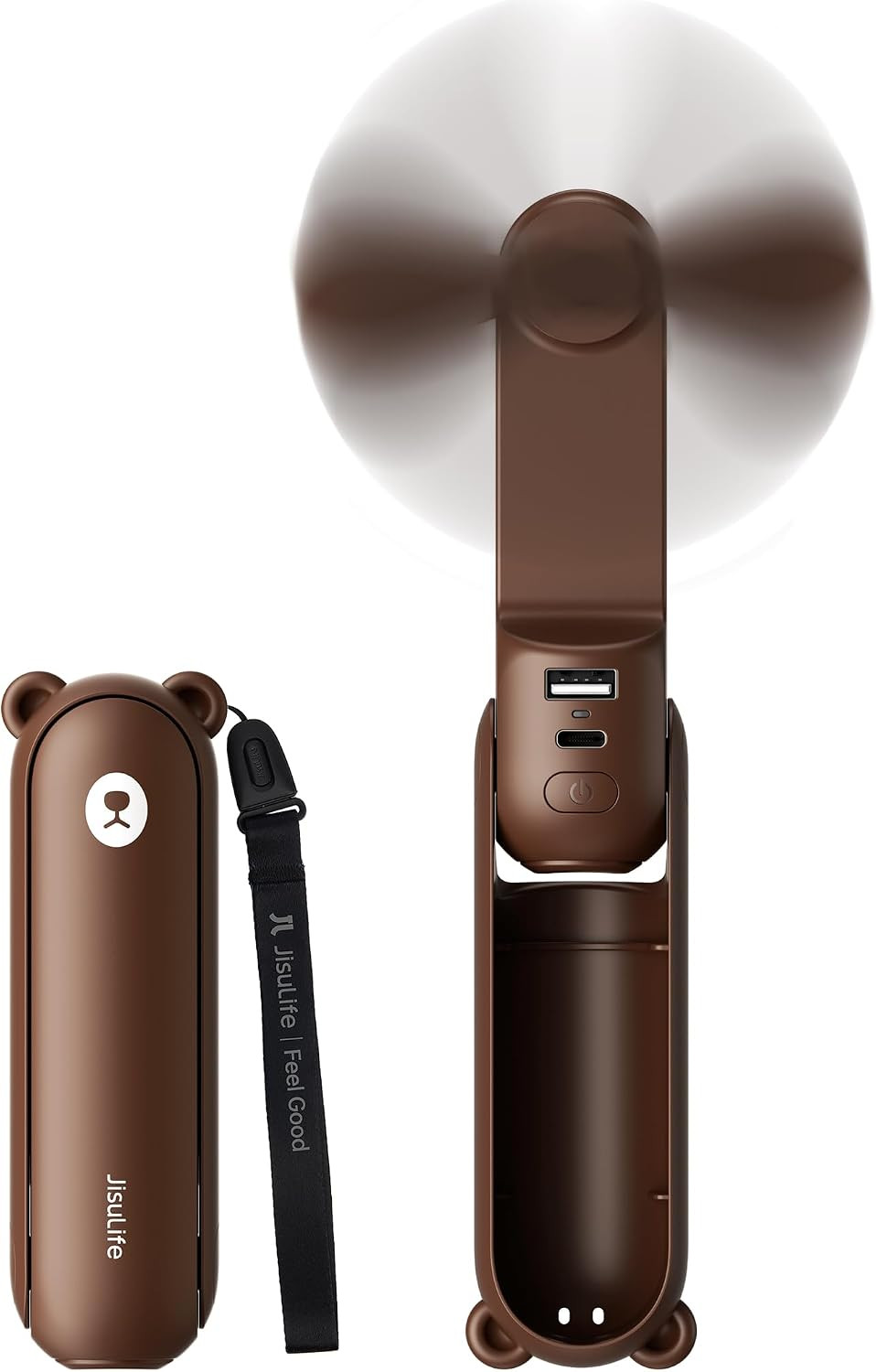JISULIFE 3 IN 1 Portable Fan with Power Bank & Flashlight Featured | Amazon (US)