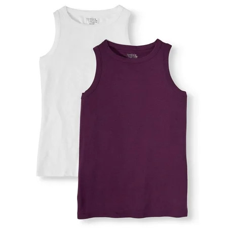 Women's High Neck Tank, 2 Pack Bundle | Walmart (US)