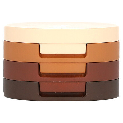 Kaja, Beauty Bento, Bouncy Shimmer Eyeshadow Trio, 03 Toasted Caramel, 0.10 oz (3 g) | iHerb