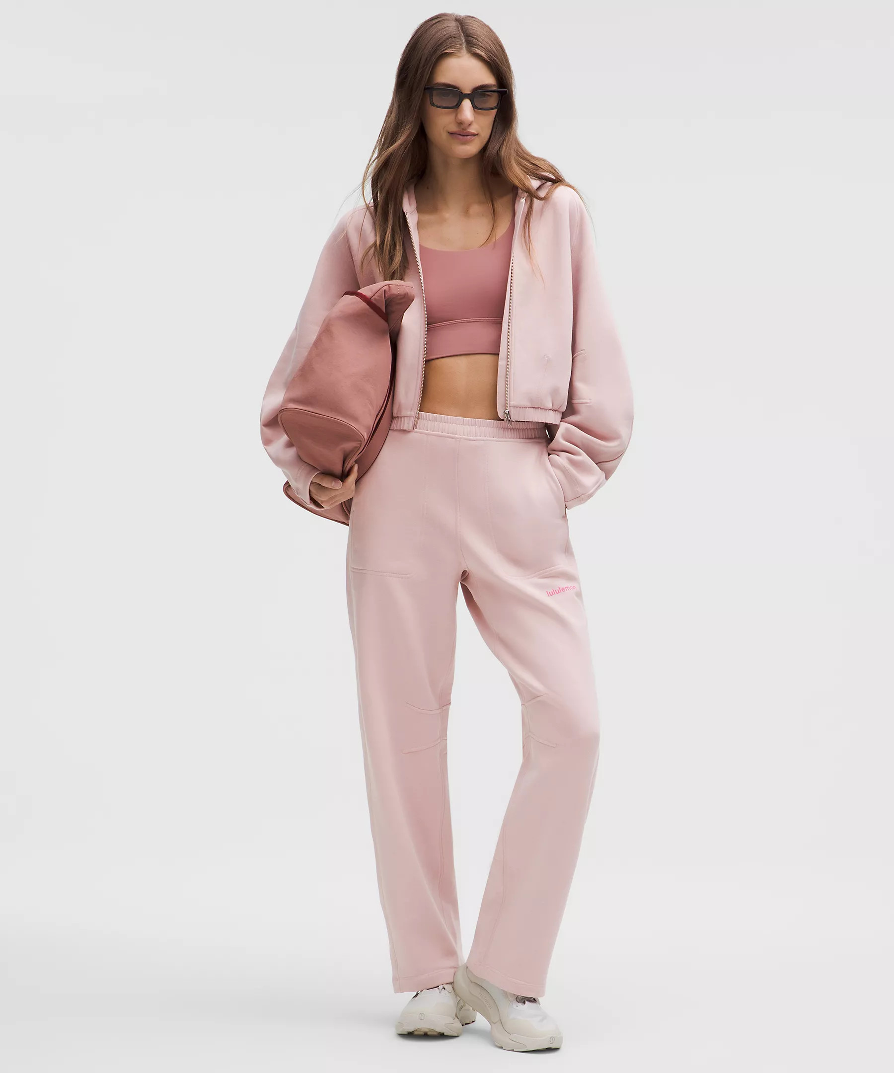 Loungeful Relaxed-Fit Full-Zip Cropped Hoodie | Lululemon (US)